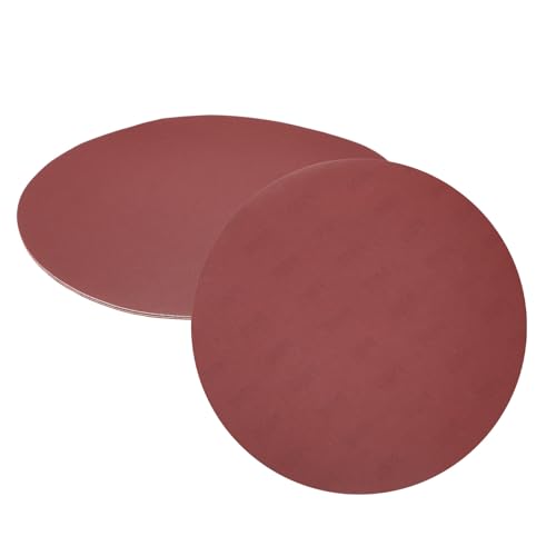 uxcell 5 x 30,5 cm Schleifscheiben, Körnung 600, Aluminiumoxid, Klett-Rückseite, Schleifpapier, runde Nass-/Trockenschleifpapier, Sand, Autolack, Holz, Metall von uxcell
