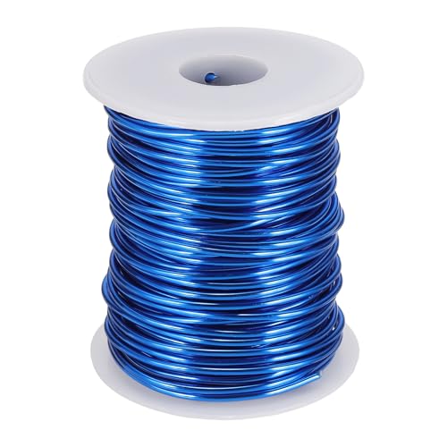 uxcell Eloxierter Aluminiumdraht für Schmuckherstellung, 12 Gauge/2 mm, biegsamer, flexibler Draht für Heimwerker, Heimdekoration, Gartenarbeit, Skulptur, Dunkelblau uxcell Eloxierter Aluminiumdraht für Schmuckherstellung, 12 Gauge/2 mm, biegsamer, flexibler Draht für Heimwerker, Heimdekoration, Gartenarbeit, Skulptur, Dunkelblau von uxcell