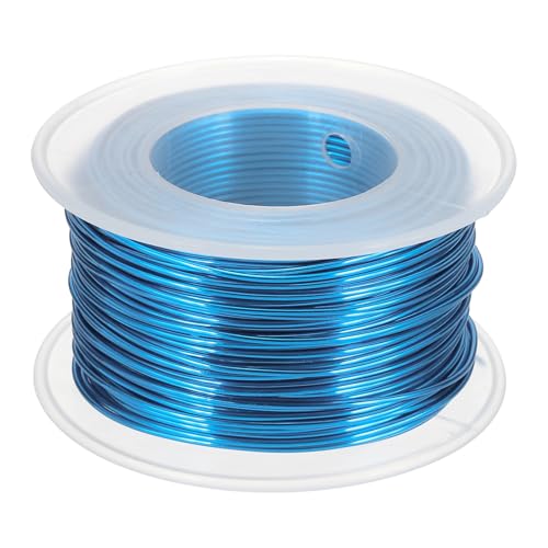 uxcell Eloxierter Aluminiumdraht für Schmuckherstellung, 18 Gauge/1 mm, biegsamer, flexibler Draht für Heimwerker, Heimdekoration, Gartenarbeit, Skulptur, Blau uxcell Eloxierter Aluminiumdraht für Schmuckherstellung, 18 Gauge/1 mm, biegsamer, flexibler Draht für Heimwerker, Heimdekoration, Gartenarbeit, Skulptur, Blau von uxcell