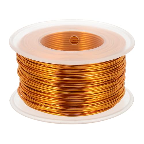 uxcell Eloxierter Aluminiumdraht für Schmuckherstellung, 18 Gauge/1 mm, biegsamer, flexibler Draht für Heimwerker, Heimdekoration, Gartenarbeit, Skulptur, Gold uxcell Eloxierter Aluminiumdraht für Schmuckherstellung, 18 Gauge/1 mm, biegsamer, flexibler Draht für Heimwerker, Heimdekoration, Gartenarbeit, Skulptur, Gold von uxcell
