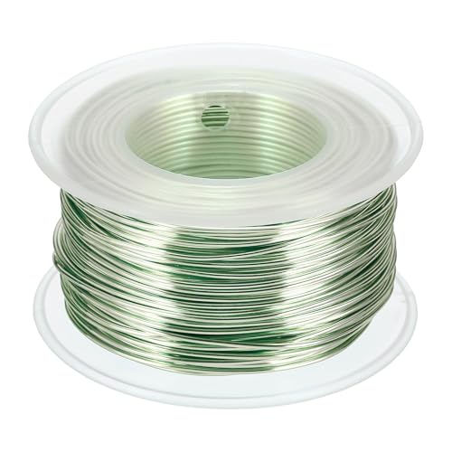 uxcell Eloxierter Aluminiumdraht für Schmuckherstellung, 18 Gauge/1 mm, biegsamer, flexibler Draht für Heimwerker, Heimdekoration, Gartenarbeit, Skulptur, Grasgrün uxcell Eloxierter Aluminiumdraht für Schmuckherstellung, 18 Gauge/1 mm, biegsamer, flexibler Draht für Heimwerker, Heimdekoration, Gartenarbeit, Skulptur, Grasgrün von uxcell