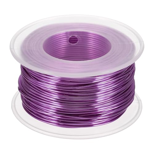 uxcell Eloxierter Aluminiumdraht für Schmuckherstellung, 18 Gauge/1 mm, biegsamer, flexibler Draht für Heimwerker, Heimdekoration, Gartenarbeit, Skulptur, Violett uxcell Eloxierter Aluminiumdraht für Schmuckherstellung, 18 Gauge/1 mm, biegsamer, flexibler Draht für Heimwerker, Heimdekoration, Gartenarbeit, Skulptur, Violett von uxcell