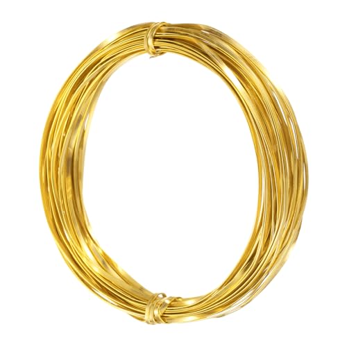 uxcell Flachdraht aus Aluminium, 2 mm, 0,5 mm dick, biegbar, Metall, Blumenschmuck, Perlendraht, für Modellierung, Armatur, DIY, Schmuckherstellung, Gelb uxcell Flachdraht aus Aluminium, 2 mm, 0,5 mm dick, biegbar, Metall, Blumenschmuck, Perlendraht, für Modellierung, Armatur, DIY, Schmuckherstellung, Gelb von uxcell