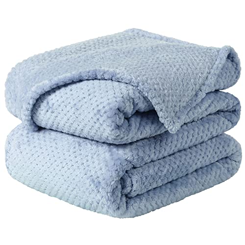 uxcell Flanell-Fleece-Bettdecke, Full/Queen-Size, weiche, warme Mikrofaser-Decke, Netzstoff, Flauschiger Plüsch, 330 g/m², leicht, dekorativ, solide Decken für Bett, 198,1 x 228,6 cm, Rauchblau uxcell Flanell-Fleece-Bettdecke, Full/Queen-Size, weiche, warme Mikrofaser-Decke, Netzstoff, Flauschiger Plüsch, 330 g/m², leicht, dekorativ, solide Decken für Bett, 198,1 x 228,6 cm, Rauchblau von uxcell