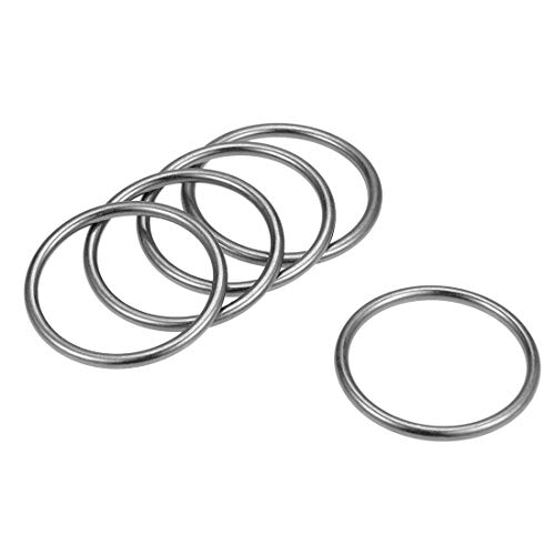 uxcell O-Ring-Schnalle, 35 mm Innendurchmesser, 3 mm Dicke, Zinklegierung, O-Ringe für Hardware-Taschen, Gürtel, Bastelzubehör, Schwarz, 5 Stück uxcell O-Ring-Schnalle, 35 mm Innendurchmesser, 3 mm Dicke, Zinklegierung, O-Ringe für Hardware-Taschen, Gürtel, Bastelzubehör, Schwarz, 5 Stück von uxcell
