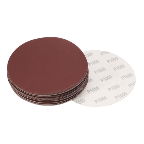 uxcell Schleifscheiben mit Klettverschluss, Körnung 1000, Aluminiumoxid, Schleifpapier für Exzenterschleifer, Holz, Metall, Trockenpolieren, 20,3 cm, 45 Stück uxcell Schleifscheiben mit Klettverschluss, Körnung 1000, Aluminiumoxid, Schleifpapier für Exzenterschleifer, Holz, Metall, Trockenpolieren, 20,3 cm, 45 Stück von uxcell