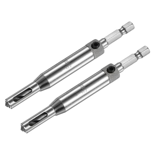 uxcell Selbstzentrierender Scharnierbohrer, Kernbohrer, 5 mm Durchmesser, 6,35 mm Sechskantschaft zum Öffnen von Loch, Holzbearbeitung, 2 Stück, silberfarben uxcell Selbstzentrierender Scharnierbohrer, Kernbohrer, 5 mm Durchmesser, 6,35 mm Sechskantschaft zum Öffnen von Loch, Holzbearbeitung, 2 Stück, silberfarben von uxcell