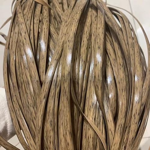 Rattan-MöBel Befestigungsset Korbgeflecht/Gradient Flat Rattan Weaving Graues, 500g 70-80m Flaches Kunststoffgeflecht, FüR Strick- Und Reparaturen, Rattan-Stuhl, Tischkorb ( Color : A , Size : 8MM ) von uyeoco