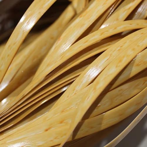 Rattan-MöBel Befestigungsset Korbgeflecht/Gradient Flat Rattan Weaving Graues, 500g 70-80m Flaches Kunststoffgeflecht, FüR Strick- Und Reparaturen, Rattan-Stuhl, Tischkorb ( Color : C , Size : 8MM ) von uyeoco