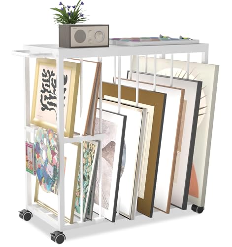 uyoyous Mobile Kunst-Trockengestell 72×32×75.5cm Trockengestell für Kunst Einstellbares Intervall Kunst Trocknen Rack mit Rollen Kunst-Aufbewahrungsregal für Kunst Leinwänden, Kunstwerken, Drucken uyoyous Mobile Kunst-Trockengestell 72×32×75.5cm Trockengestell für Kunst Einstellbares Intervall Kunst Trocknen Rack mit Rollen Kunst-Aufbewahrungsregal für Kunst Leinwänden, Kunstwerken, Drucken von uyoyous