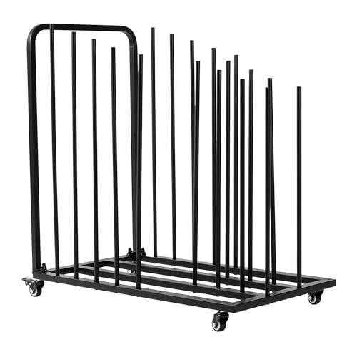 uyoyous Mobile Kunst-Trockengestell 80×83×45cm Trockengestell für Kunst Einstellbares Intervall Kunst Trocknen Rack mit Rollen Bremse für Kunst Leinwänden, Kunstwerken, Drucken von uyoyous