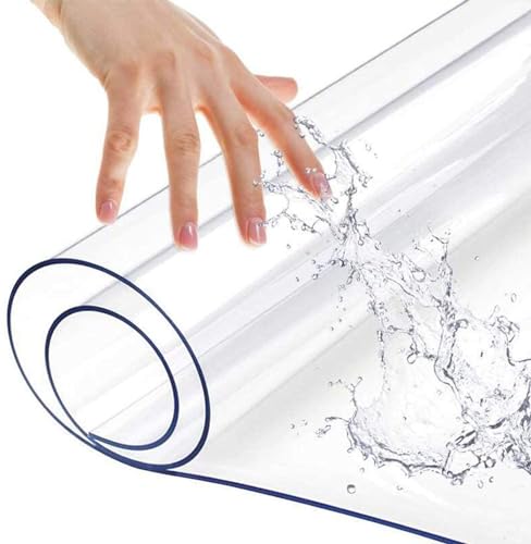 uyoyous Tischfolie Transparent Tischdecke Tischschutz 2mm PVC Folie Schutzfolie Tischschutzfolie, 100 x 200 cm, Durchsichtige Tischdecken Wasserdicht uyoyous Tischfolie Transparent Tischdecke Tischschutz 2mm PVC Folie Schutzfolie Tischschutzfolie, 100 x 200 cm, Durchsichtige Tischdecken Wasserdicht von uyoyous