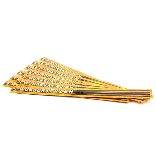 XL Wunderkerzen | 60 Stück | 70 cm | Brenndauer ca. 160 Sek | Big Pack | Geburtstagskerzen Sprühkerze Spritzkerze Sternenspritzer und Silber Funkenzauber für Party Hochzeit Silvester Geburtstag von vama