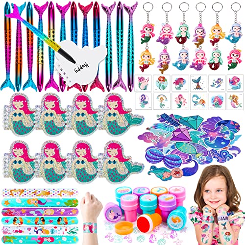 vamei 102St. Meerjungfrau Party Mitgebsel Kindergeburtstag mit Meerjungfrau Schnapparmband Temporäre Tattoos, Schlüsselanhänger Spiralblock Give Aways Gastgeschenk Kinder Mädchen vamei 102St. Meerjungfrau Party Mitgebsel Kindergeburtstag mit Meerjungfrau Schnapparmband Temporäre Tattoos, Schlüsselanhänger Spiralblock Give Aways Gastgeschenk Kinder Mädchen von vamei