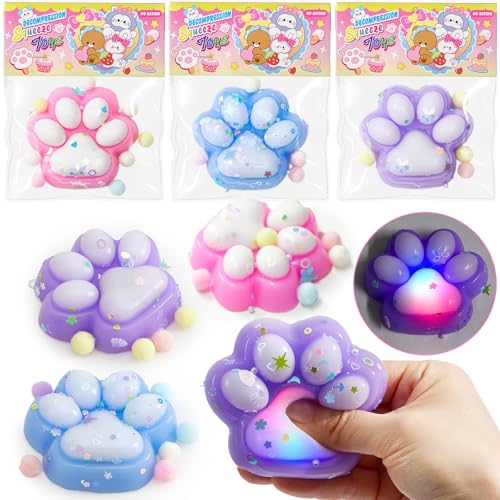 vamei 3 Stück LED Katzenpfoten Squishy Squeeze Spielzeug Cat Claw Squishy Toy Entspannungs Stressabbau Quetschspielzeuge Party Mitgebsel Kindergeburtstag Geschenke für Kinder Mädchen vamei 3 Stück LED Katzenpfoten Squishy Squeeze Spielzeug Cat Claw Squishy Toy Entspannungs Stressabbau Quetschspielzeuge Party Mitgebsel Kindergeburtstag Geschenke für Kinder Mädchen von vamei