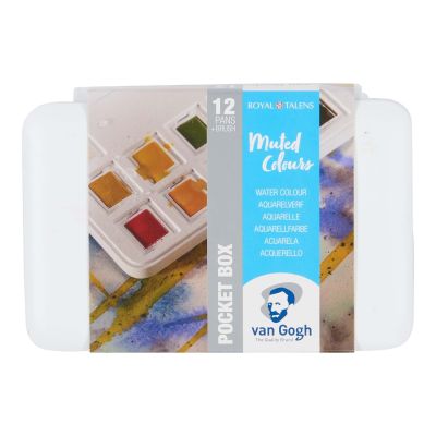 Aquarell Set gedeckte Farben 12 Näpfchen von van Gogh