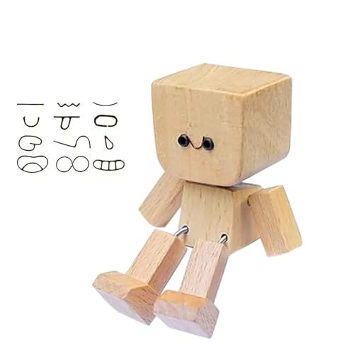 vaolkwsacz Schüttelnde Holzmann Figur Wackelnder Holzmann Bezaubernde kleine Holzfigur Actionfigur mit beweglichen Gelenken Auto Schreibtisch Dekors, kreatives Geschenk Wackelkopf-Autodekoration vaolkwsacz Schüttelnde Holzmann Figur Wackelnder Holzmann Bezaubernde kleine Holzfigur Actionfigur mit beweglichen Gelenken Auto Schreibtisch Dekors, kreatives Geschenk Wackelkopf-Autodekoration von vaolkwsacz