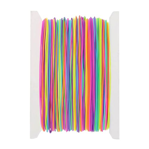 vaolmlop 30m Gummiband Für Armbänder,Gummiband,1mm Armband Schnur Für Perlen,Armbänder, Halskette Und DIY Schmuckherstellung Handwerk(Farbe) von vaolmlop