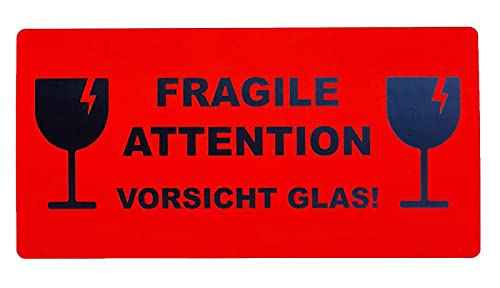 50 Aufkleber Etikett Versandaufkleber Fragile Attetion Vorsicht Glas 50 Aufkleber Etikett Versandaufkleber Fragile Attetion Vorsicht Glas von varivendo
