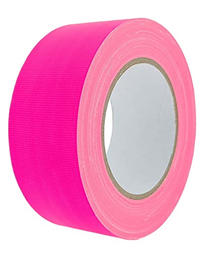 varivendo NEON Klebeband 19mm x 25m Gewebeband matt fluoreszierend (NEON-pink 19mmx25m) von varivendo