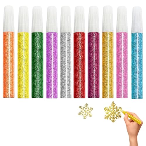 10 Stück Glitzerkleber,Glitter Glue Original,Glitzerstifte,Farbe Glitzer Basteln,für Handgemachtes,Dekoratives und Kreatives Gestalten,DIY-Kunst- und Handwerks Glitzerstifte 10 Stück Glitzerkleber,Glitter Glue Original,Glitzerstifte,Farbe Glitzer Basteln,für Handgemachtes,Dekoratives und Kreatives Gestalten,DIY-Kunst- und Handwerks Glitzerstifte von vcsjw