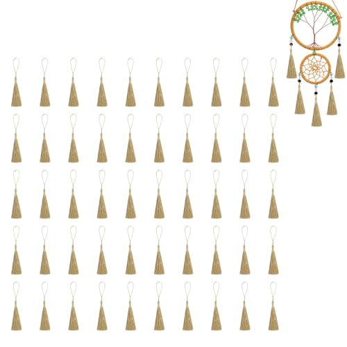 50 Stück Mini Quasten,Gold Weich Seidig Handgefertigte Mini Quasten,Seide Quaste,Quastenanhänger,Für Armbänder Bunte Ohrring Schmuck Machen,Lesezeichen,DIY Handwerk,Herstellung Kranz Schlüsselanhänge 50 Stück Mini Quasten,Gold Weich Seidig Handgefertigte Mini Quasten,Seide Quaste,Quastenanhänger,Für Armbänder Bunte Ohrring Schmuck Machen,Lesezeichen,DIY Handwerk,Herstellung Kranz Schlüsselanhänge von vcsjw