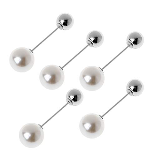 BabyHUIH Broschen mit doppelter Perle und Sicherheitsclip für Damen, Revers für Kleidung, Rucksäcke, Hüte, DIY-Zubehör, wie abgebildet, Einheitsgröße BabyHUIH Broschen mit doppelter Perle und Sicherheitsclip für Damen, Revers für Kleidung, Rucksäcke, Hüte, DIY-Zubehör, wie abgebildet, Einheitsgröße von veeu
