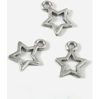 Anhänger Stern, 12 x 10 mm, 10 Stück Anhänger Stern, 12 x 10 mm, 10 Stück von vendor-unknown