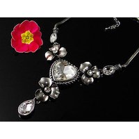 Collier Strass Steine Kristall Kette Crystal Halskette Halsschmuck, neu von vendor-unknown