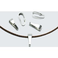 Collierschlaufe aus 925 Silber, 8 x 3 x 4 mm von inwaria