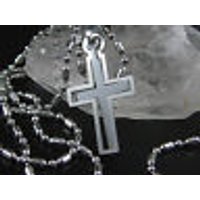 Edelstahl Edelstahl Kreuz im Kreuz Anhänger mit Kette 60cm Halskette Edelstahlk Edelstahl Edelstahl Kreuz im Kreuz Anhänger mit Kette 60cm Halskette Edelstahlk von vendor-unknown