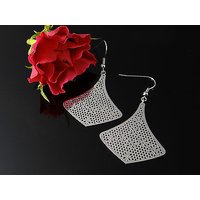Edelstahl Ohrringe Ohrhänger Filigran Groß Ohrschmuck, neu Edelstahl Ohrringe Ohrhänger Filigran Groß Ohrschmuck, neu von vendor-unknown