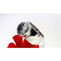 Edelstahlring mit wechselbarem Swarovski-Elements Kristall Gr. 22 Edelstahl Ring von vendor-unknown