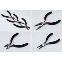 Flachzange Rundzange Seitenschneider 3-tlg Set Schmuck Zangen Werkzeug, neu von vendor-unknown