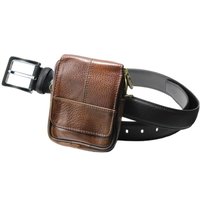 Gürteltasche Handytasche Leder Hüfttasche Bauchtasche Tasche Bag braun, neu von vendor-unknown