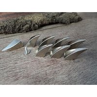 Krallennieten, 18mm, 10 Stück, silberfarben von vendor-unknown