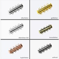 Magnetverschluss 2-, 3-, 4-, 5-, 6-reihig Schiebeverschluss Verschluss Verbinder Magnetverschluss 2-, 3-, 4-, 5-, 6-reihig Schiebeverschluss Verschluss Verbinder von vendor-unknown