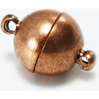 Magnetverschluss mit Ösen, 15 x 10 mm, kupferfarben Magnetverschluss mit Ösen, 15 x 10 mm, kupferfarben von vendor-unknown