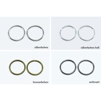 O-Ringe Ø 25 mm 5/10 Stk. Rundringe Ösen Biegeringe Verbindungsringe Binderinge von vendor-unknown