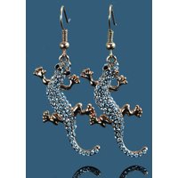Ohrhänger mit Zirkonia Eidechse Ohrringe Crystal Gecko Ohrschmuck, OS-45 Ohrhänger mit Zirkonia Eidechse Ohrringe Crystal Gecko Ohrschmuck, OS-45 von vendor-unknown