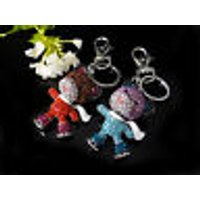 Schlüsselanhänger Teddybär Strass Steine Taschenanhänger neu, #2 von vendor-unknown