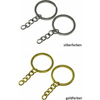 Schlüsselringe flach Ø 25/28/30 mm mit Kette Ketchen Schlüsselring von vendor-unknown