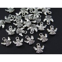 Schutzengel Anhänger mini 10 Stk. 9,5x9mm Engel Charm Bettelarmband, A-20,1 Schutzengel Anhänger mini 10 Stk. 9,5x9mm Engel Charm Bettelarmband, A-20,1 von vendor-unknown