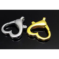 XXL Karabiner Verschluss Herz 26x22mm Karabinerveschluss Herzverschluss, neu XXL Karabiner Verschluss Herz 26x22mm Karabinerveschluss Herzverschluss, neu von vendor-unknown