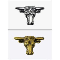 Ziernieten Stierkopf 33x49 mm Stier Nieten Niete, B32 von vendor-unknown