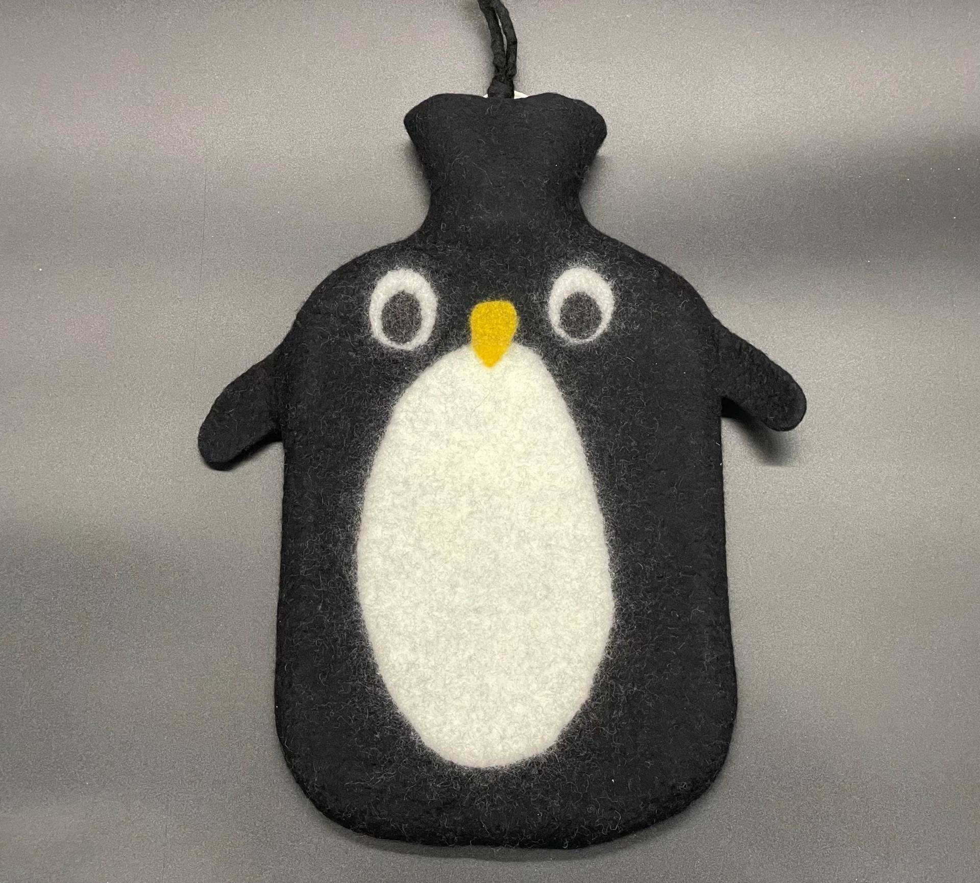 Pinguin 2 Liter Wärmflasche Groß Filz Filzwärmflasche Pinguin 2 Liter Wärmflasche Groß Filz Filzwärmflasche von verFILZtesDE