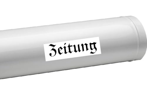 verkauflade by Chr/Su Zeitungs Schriftzug Aufkleber Kennzeichnungs Aufkleber für Zeitungsrollen (RPM3) (Nr.3, 19cm) von verkauflade by Chr/Su
