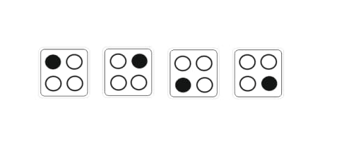 ein Set Herd Aufkleber Symbol für Kennzeichnung für E-Herd Gas Herd Öfen (RPM2/2) (schwarze Symbole auf weißen Hintergrund, 15 mm) von verkauflade by Chr/Su