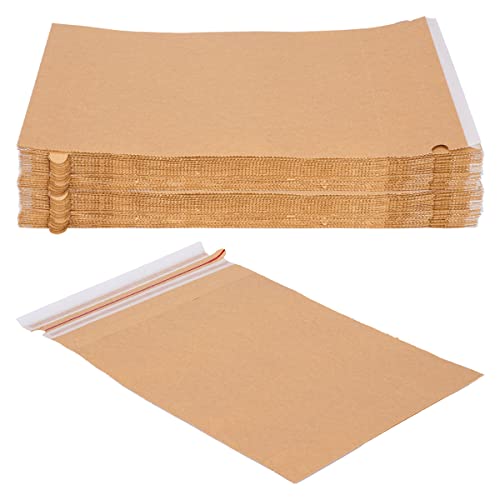 verpacking 100 Versandbeutel aus Kraftpapier 120 g/m² wiederverschließbar 25 x 32 cm | Größe und Stückzahl wählbar | Versandtasche Warensendung von verpacking