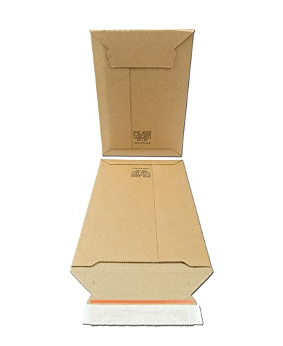 verpacking 100 Versandtaschen Karton Premium Qualität 200 x 280 mm DIN A5+ Braun Wellpapp Versandtasche Kartonversandtasche von verpacking